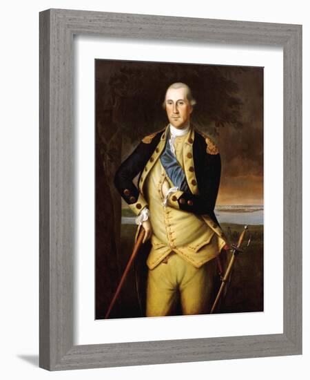 George Washington-Charles Willson Peale-Framed Giclee Print