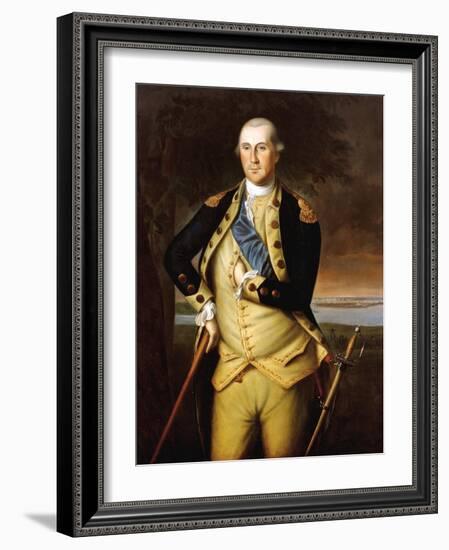 George Washington-Charles Willson Peale-Framed Giclee Print