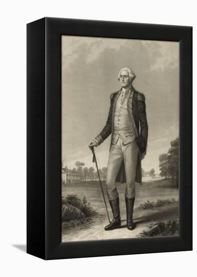 George Washington-null-Framed Premier Image Canvas