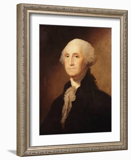 George Washington-Gilbert Charles Stuart-Framed Giclee Print