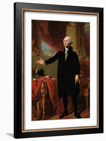 George Washington-Gilbert Stuart-Framed Premium Giclee Print