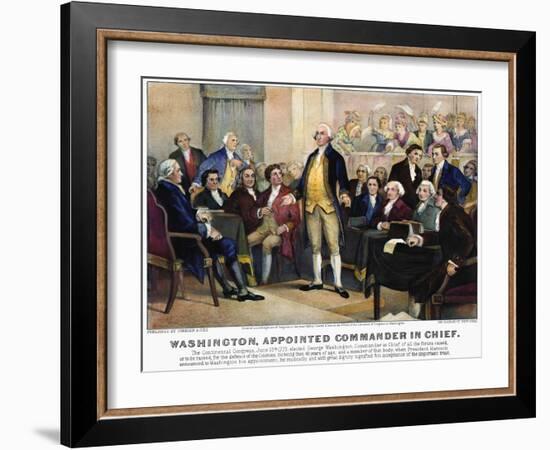 George Washington-Currier & Ives-Framed Giclee Print