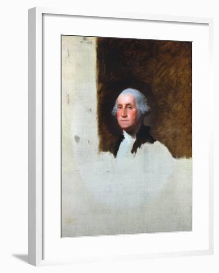 George Washington-Gilbert Stuart-Framed Giclee Print