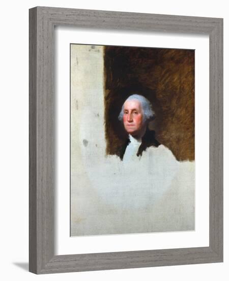 George Washington-Gilbert Stuart-Framed Giclee Print