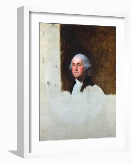 George Washington-Gilbert Stuart-Framed Giclee Print