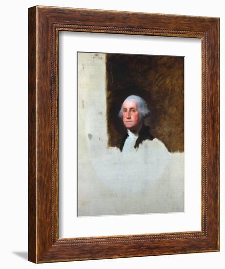 George Washington-Gilbert Stuart-Framed Giclee Print