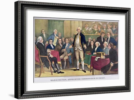 George Washington-Currier & Ives-Framed Giclee Print