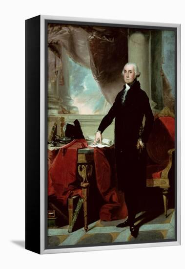 George Washington-Gilbert Stuart-Framed Premier Image Canvas