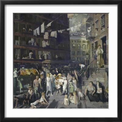 Superbe Tableau GEORGE WESLEY BELLOWS – Les Mouettes De Monhegan, Impression Sur Toile Encadrée, Prête à Poser