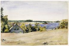 Gardiner's Bay from Sag Harbor, 1899 (Watercolour on Paper)-George Wesley Bellows-Giclee Print