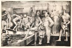 Stag Night at Sharkey's-George Wesley Bellows-Premium Giclee Print