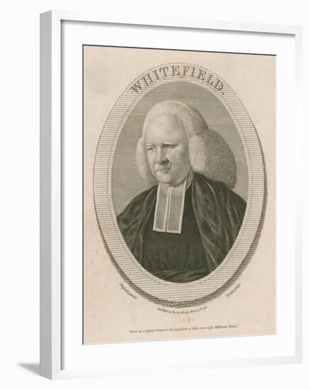 George Whitefield, Ma, One of the Founders of Methodism-null-Framed Giclee Print