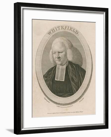 George Whitefield, Ma, One of the Founders of Methodism-null-Framed Giclee Print