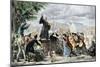 George Whitefield Preaching in Moorfields, London, 1742-null-Mounted Giclee Print