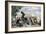 George Whitefield Preaching in Moorfields, London, 1742-null-Framed Giclee Print