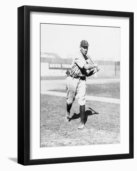 George Whitted, Philadelphia Phillies, Baseball Photo - Philadelphia, PA-Lantern Press-Framed Art Print