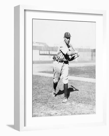 George Whitted, Philadelphia Phillies, Baseball Photo - Philadelphia, PA-Lantern Press-Framed Art Print