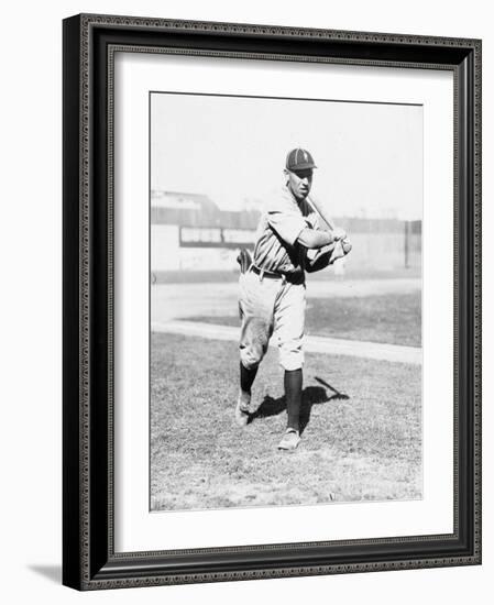 George Whitted, Philadelphia Phillies, Baseball Photo - Philadelphia, PA-Lantern Press-Framed Art Print