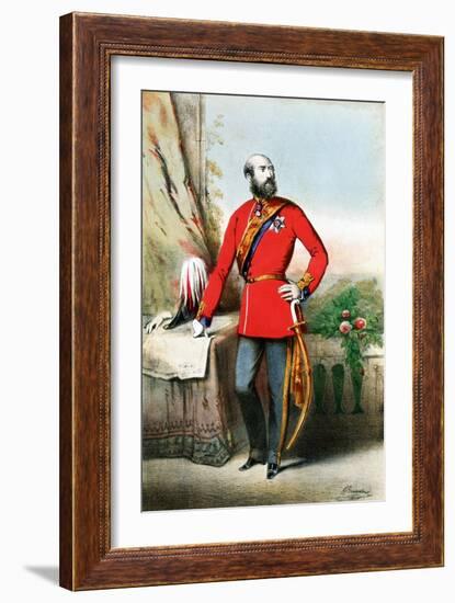 George William Frederick Charles, 2nd Duke of Cambridge, British Soldier, C1855-null-Framed Giclee Print