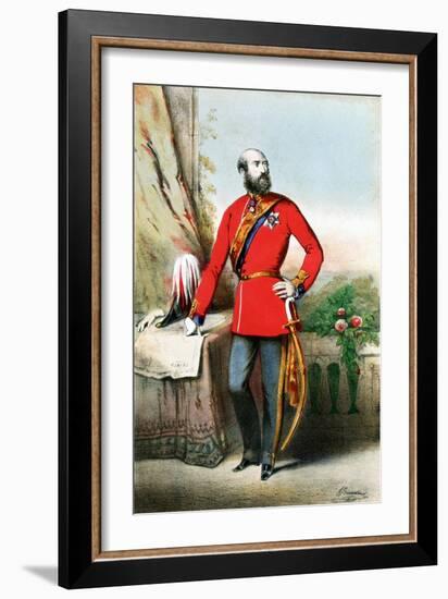 George William Frederick Charles, 2nd Duke of Cambridge, British Soldier, C1855-null-Framed Giclee Print