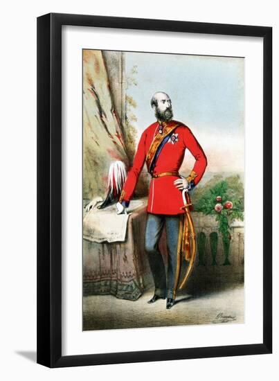 George William Frederick Charles, 2nd Duke of Cambridge, British Soldier, C1855-null-Framed Giclee Print