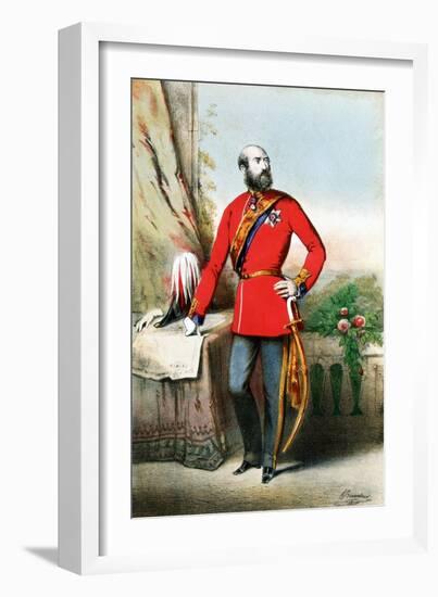 George William Frederick Charles, 2nd Duke of Cambridge, British Soldier, C1855-null-Framed Giclee Print