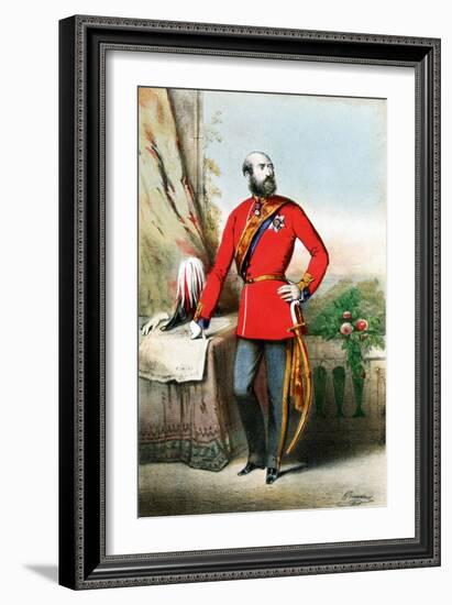 George William Frederick Charles, 2nd Duke of Cambridge, British Soldier, C1855-null-Framed Giclee Print