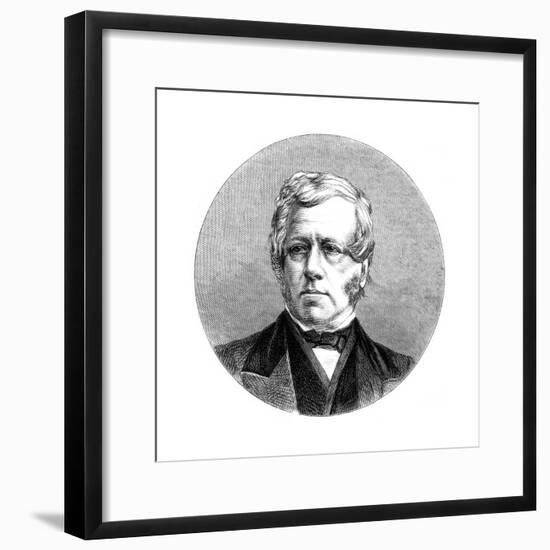 George William Frederick Howard, 7th Earl of Carlisle, British Politician and Statesman-null-Framed Giclee Print