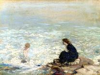 Mother and Child at the Water's Edge-George William Russell-Giclee Print