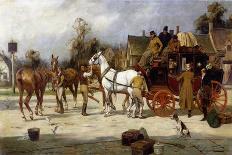 Passing the Hunt-George Wright-Giclee Print