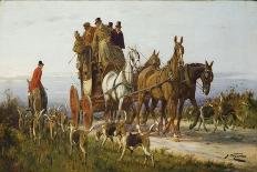 Passing the Hunt-George Wright-Giclee Print