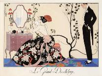 Blue Dress by Beer-Georges Barbier-Photographic Print