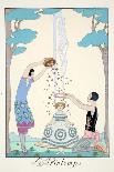 The Backless Dress-Georges Barbier-Giclee Print