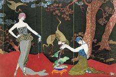 The Backless Dress-Georges Barbier-Giclee Print