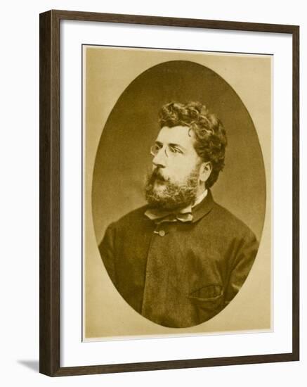 Georges Bizet French Musician, Composer of 'Carmen' and Others, in 1874-null-Framed Photographic Print