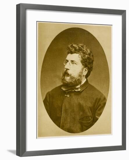 Georges Bizet French Musician, Composer of 'Carmen' and Others, in 1874-null-Framed Photographic Print