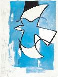 L'Oiseaux Bleu et Gris-Georges Braque-Art Print