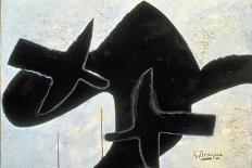 L'Oiseaux Bleu et Gris-Georges Braque-Art Print