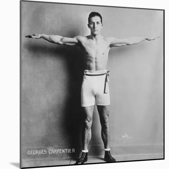 Georges Carpentier, French Boxer, Was known for His Speed, Boxing Skills and His Hard Punch-null-Mounted Premium Photographic Print