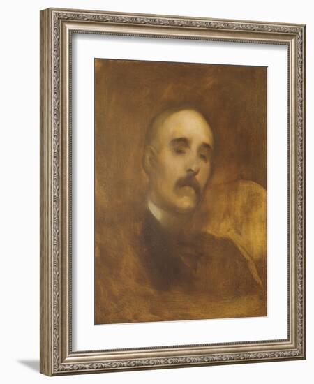 Georges Clemenceau (1841-1929)-Eugene Carriere-Framed Giclee Print