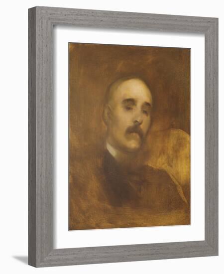 Georges Clemenceau (1841-1929)-Eugene Carriere-Framed Giclee Print