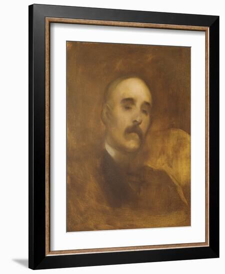 Georges Clemenceau (1841-1929)-Eugene Carriere-Framed Giclee Print