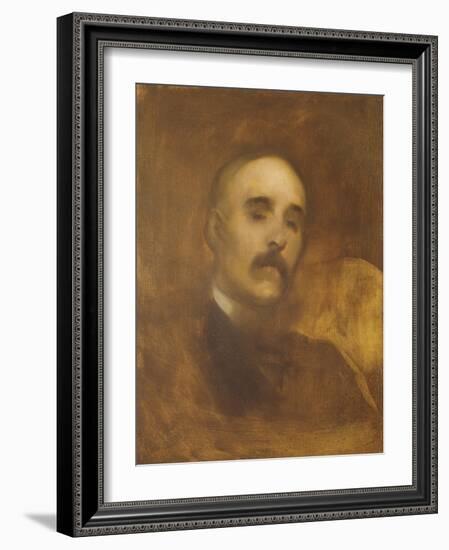 Georges Clemenceau (1841-1929)-Eugene Carriere-Framed Giclee Print