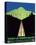 Evian les Bains and le Lac Leman-Georges Dorival-Framed Art Print