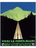 Evian les Bains and le Lac Leman-Georges Dorival-Framed Art Print