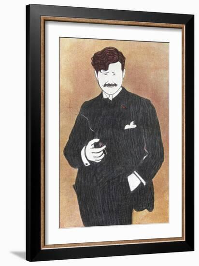 Georges Feydeau - portrait-Leonetto Cappiello-Framed Giclee Print