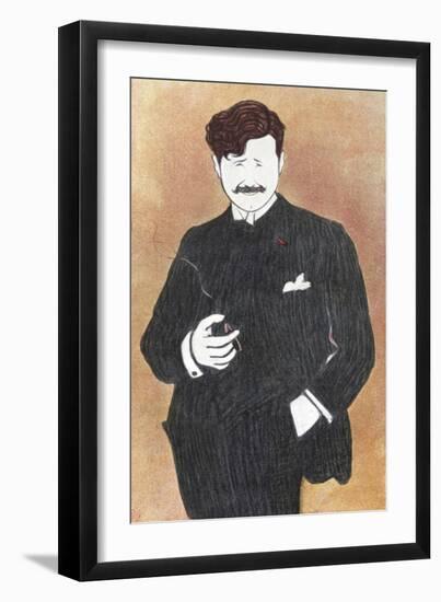 Georges Feydeau - portrait-Leonetto Cappiello-Framed Giclee Print