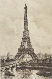 Embrasement de la Tour Eiffel pendant l'Exposition Universelle de 1889-Georges Garen-Framed Giclee Print