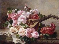Still Life of Roses and Lilacs-Georges Jeannin-Giclee Print