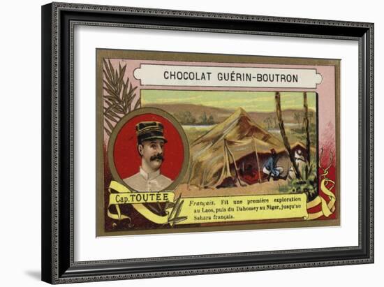 Georges-Joseph Toutee, French Soldier and Explorer-French School-Framed Giclee Print